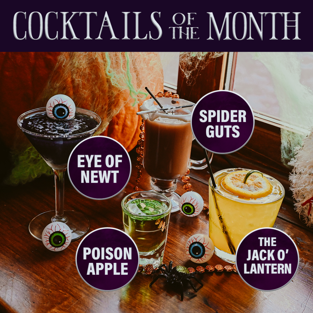 Cocktails of the Month at Wobbly Bobby - October 2024